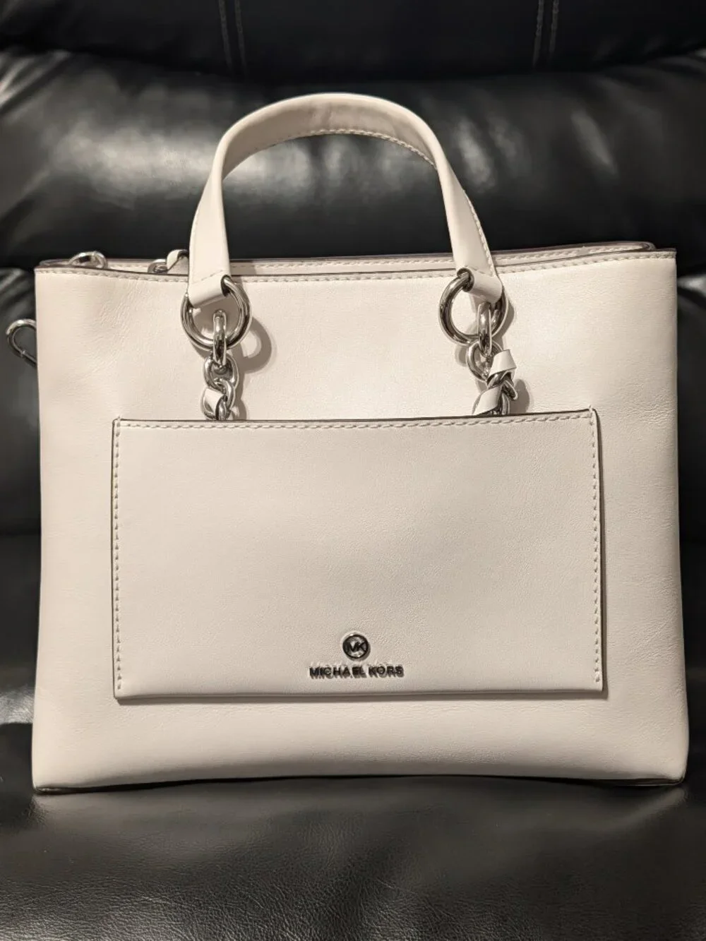 Michael Kors CECE Small Ribbon Chain Messenger Leather Bag NWT